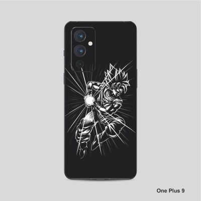 VYBE The Smart Choice One Plus 9 Goku Mobile Skin Mobile Skin(Black & White B14)