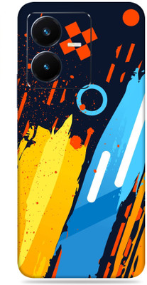 SkinoMania Vivo Y22 Mobile Skin(Multicolor Colorful Pattern)