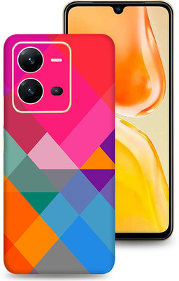 SkinoMania Vivo V25-5G Mobile Skin(Multicolor Triangles)