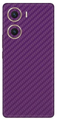 Vcare GadGets V29e 5G Mobile Skin(Fiber Carbon Purple)