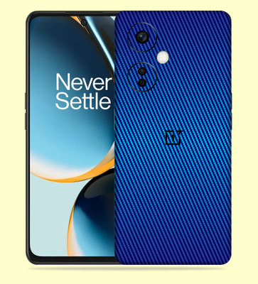 SkinoMania OnePlus Nord CE 3 Lite 5G Mobile Skin(Blue Carbon-CF)