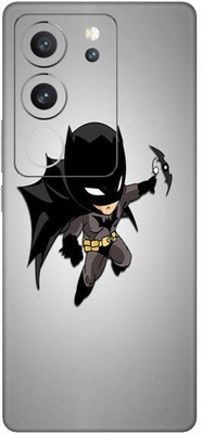 Vcare GadGets B T Black Silver Vivo V29 5G Mobile Skin(Multicolor)