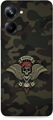 SkinoMania Realme 10 pro (5G) Mobile Skin(Multicolor Warrior-Camouflage)