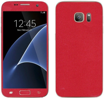 Vcare GadGets Samsung Galaxy S7 Mobile Skin(Red)