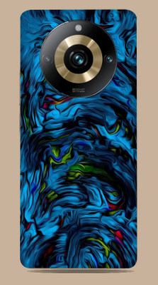 WeCre8 Skin's Realme 11 pro plus 5g Mobile Skin(Blue-Lava Mobile Skin)