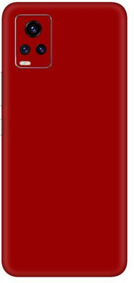 Vcare GadGets Vivo V20 Pro Mobile Skin(Red Matte)