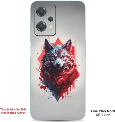 VYBE The Smart Choice One Plus Nord CE 2 Lite Wolf Embossed Mobile Skin(Moon Mist 39)