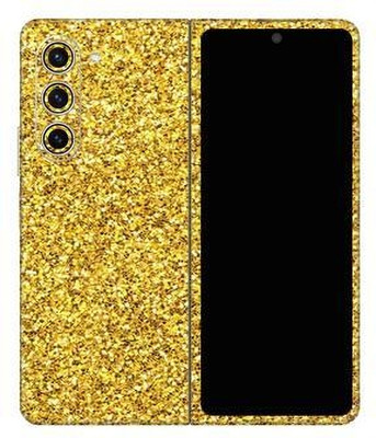 Vcare GadGets Samsung Galaxy Z Fold 5 5G Mobile Skin(Gold)