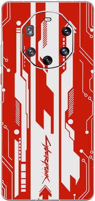 FCS Huawei Mate 40 RS Porsche Printed Back skin Mobile Skin(Cyber Punk Red)