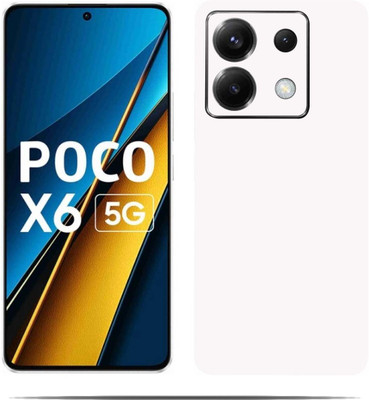 BugguSkin POCO X6 5G Mobile Skin(Ultra Super Milky White Skin With HiighQuality MatteFinish_thanks)