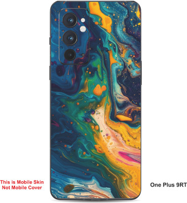 VYBE The Smart Choice One Plus 9RT Art Embossed Mobile Skin(Denim A7)