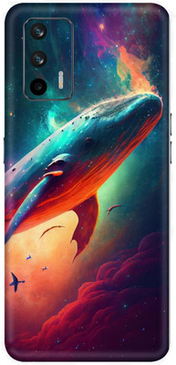SKINADDA Realme X7 Max 5G Premium Vinyl Mobile Skin(Multicolor)