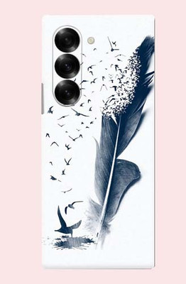 OggyBaba Samsung Galaxy Z Fold7 Mobile Skin(Feather Art)