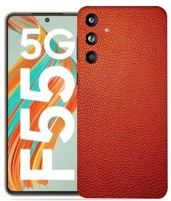 OggyBaba Samsung Galaxy F55 5g Mobile Skin(Red Leather)