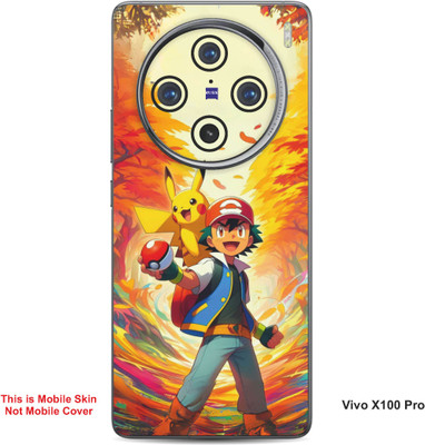 VYBE The Smart Choice Vivo X100 Pro Pokemon Embossed Mobile Skin(Oasis B16)