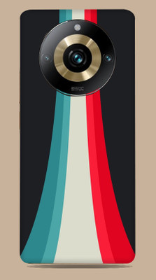 SkinoMania Realme 11 Pro Plus 5G Mobile Skin(Strip-Abstract Multicolor Mobile Skin)