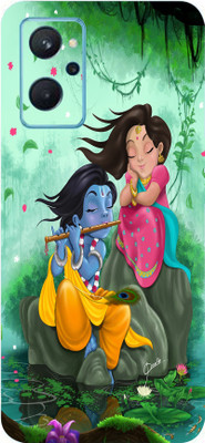 BUGGU Realme 9i Mobile Skin(Ultra Super Radha Sang Krishna Skin With High Matte Finish.)