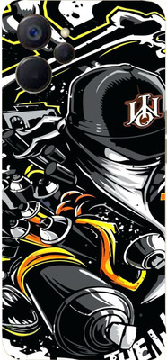 AsSkin Realme 9i 5g, realme 9i 5g Mobile Skin(Ultra Super Graffiti Tattoo Wrap Sticker With High Gloss Finish).)