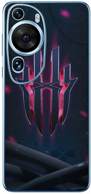 FCS Huawei P50 Pro Printed Back skin Mobile Skin(Nubia Red Texture)