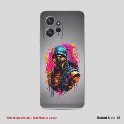 VYBE The Smart Choice Redmi Note 12 Super Hero Mobile Skin(Multy colorI/04)