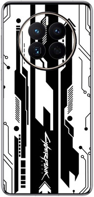 FCS Huawei Mate 50E Printed Back skin Mobile Skin(Cyber Punk White)