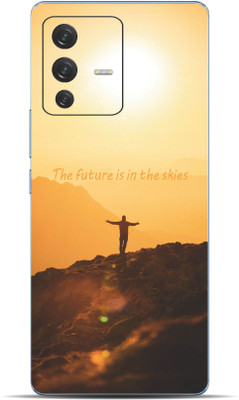 VYBE Vivo V23 Pro Them Mobile Skin Mobile Skin(Earth Yellow 32)