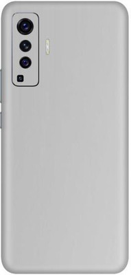 Vcare GadGets Vivo X50 Mobile Skin(Metallic Silver Shining)