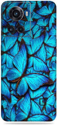 SkinoMania Oneplus 10R-5G Mobile Skin(Blue Butterfly)