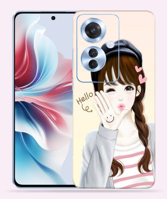 OggyBaba OggyBaba Oppo Reno 11f Mobile Skin(Cute-Girl)