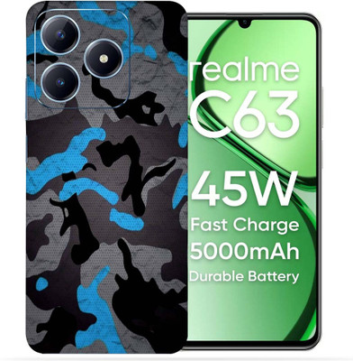 OggyBaba Realme C63 5g Mobile Skin(Camo Blue)