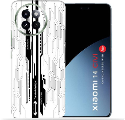 OggyBaba Xiaomi 14 Civi Mobile Skin(yellow CF)