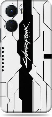 Mclaxa White Cyberpunk For vivo y16 4g Back Skin, White Cyberpunk, vivo Y16 4G Mobile Skin(White Cyberpunk Matte Finish Skin With Super Matte Finish)