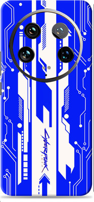 SkinoMania Xiaomi 14 Ultra Premium Vinyl Mobile Skin (Multicolor) Mobile Skin(Blue-Cyberpunk)