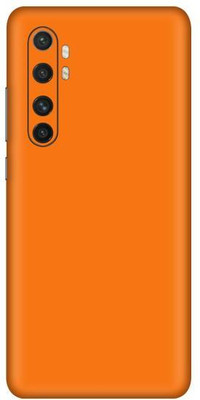 Vcare GadGets Mi Note 10 Lite Mobile Skin(Orange Glossy)