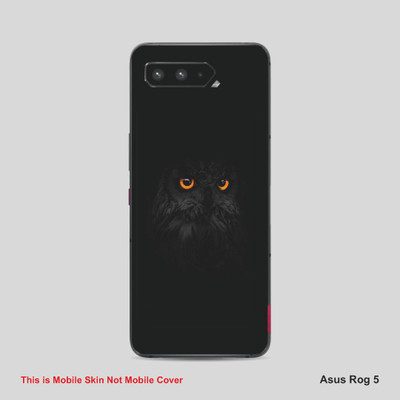 VYBE The Smart Choice Asus Rog 5 Owl Mobile Skin Mobile Skin(Black 3)