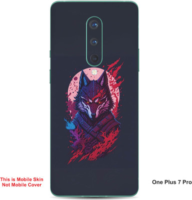 VYBE The Smart Choice One Plus 7 Pro Wolf Embossed Mobile Skin(Flamingo Pink)
