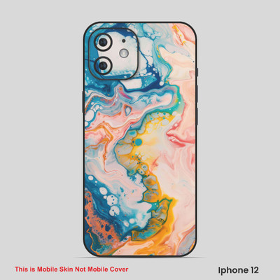 VYBE The Smart Choice iPhone 12 ART Mobile Skin(Multi color SKI A35)