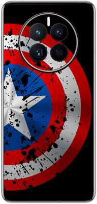 FCS Huawei Mate 50 Printed Back skin Mobile Skin(Captain America Shield)