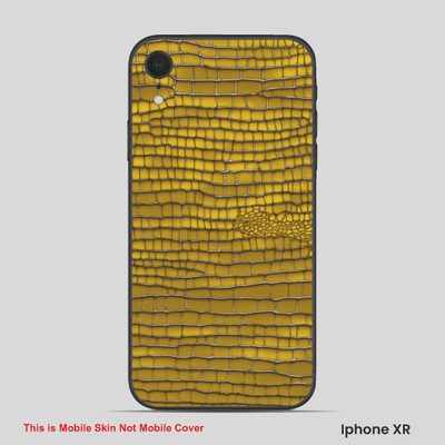 VYBE The Smart Choice iPhone XR Pattern Mobile Skin(Old Gold 3)