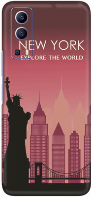 wrap craft VIVO V21E 5G Premium Vinyl Mobile Skin(Multicolor)