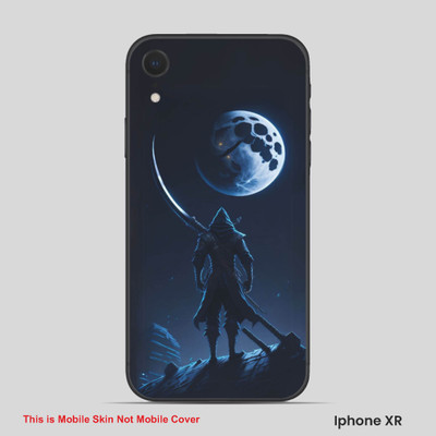 VYBE The Smart Choice iPhone XR Horror Mobile Skin(Rock Blue 1)