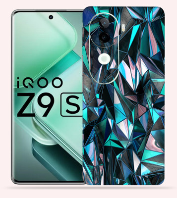 OggyBaba Vivo Iqoo Z9s 5g Mobile Skin(Polygon blue)