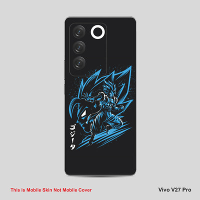 VYBE The Smart Choice Vivo V27 Pro Goku Mobile Skin Mobile Skin(Dark Blue 09)