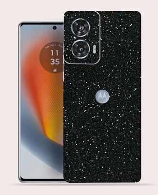 OggyBaba Motorola Edge 50 Fusion 5g Mobile Skin(Black Gliter)