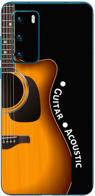 FCS Huawei P40 4G Printed Back skin Mobile Skin(Guitar)
