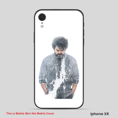 VYBE The Smart Choice iPhone XR Vijay Thalapathy Mobile Skin(French Grey 5)