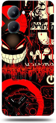 BugguSkin Realme C33 Mobile Skin(Ultra Super Red Graffiti Skin With High Matte Finish.)