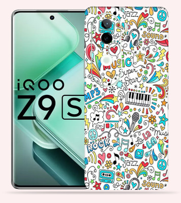 OggyBaba Vivo Iqoo Z9s 5g Mobile Skin(Music Graffiti)