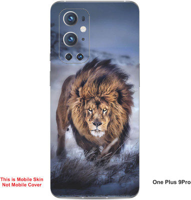 VYBE The Smart Choice One Plus 9 Pro Lion Embossed Mobile Skin(Judge Grey 26)