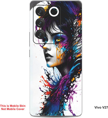 VYBE The Smart Choice Vivo V27 Art Embossed Mobile Skin(Desert Storm 5)